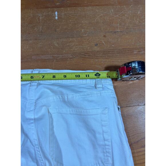 GAP Low Rise Flare Stretch Jeans White Women’s See Meas Y2K 2000s - Picture 5 of 6